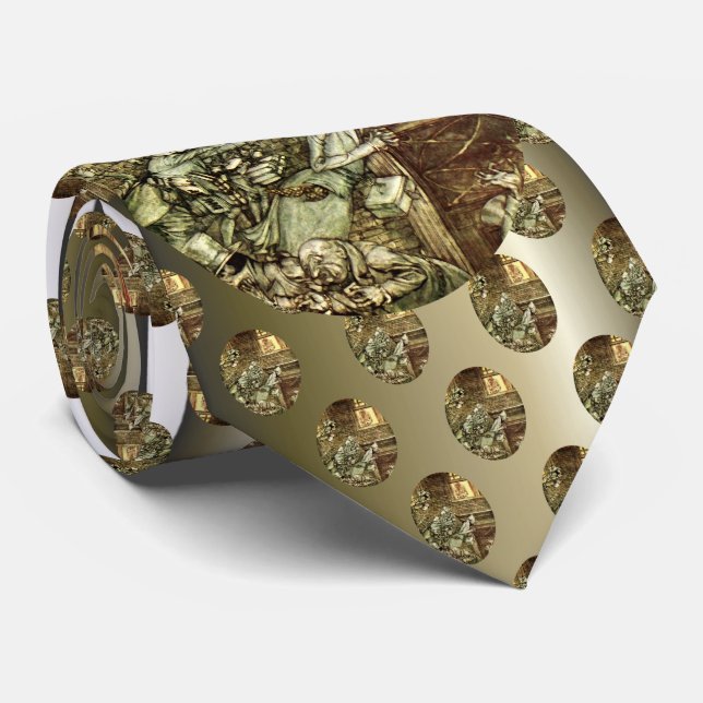 Arthur Rackham - A Christmas Carol - Ghosts Tie (Rolled)