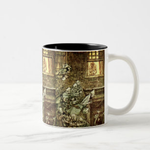 Arthur Rackham - A Christmas Carol - Ghosts Two-Tone Coffee Mug