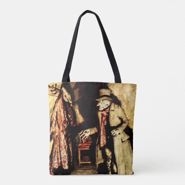 Arthur Rackham - A Christmas Carol - Grumpy Tote Bag (Back)