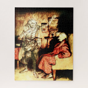Arthur Rackham - A Christmas Carol - Scrooge Jigsaw Puzzle