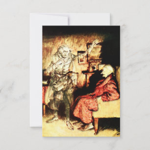 Arthur Rackham - A Christmas Carol - Scrooge Thank You Card