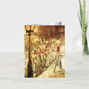 Arthur Rackham - A Christmas Carol - Street Card
