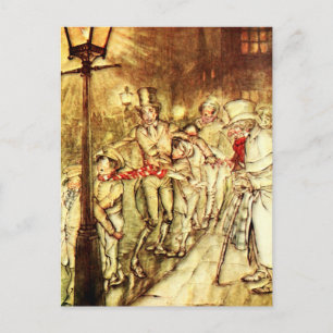 Arthur Rackham - A Christmas Carol - Street Postcard
