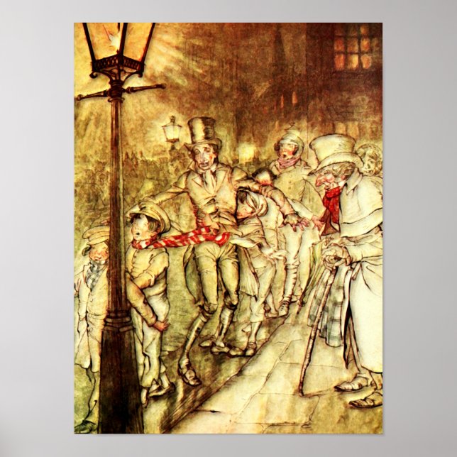 Arthur Rackham - A Christmas Carol - Street Poster (Front)