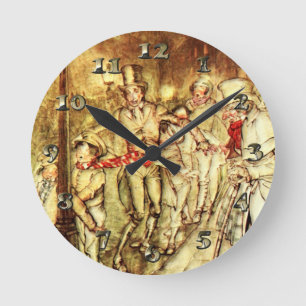 Arthur Rackham - A Christmas Carol - Street Round Clock
