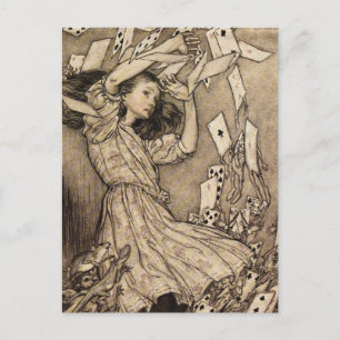 Arthur Rackham Alice In Wonderland Postcard