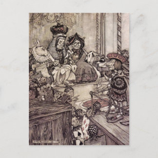 Arthur Rackham Alice In Wonderland Postcard