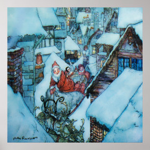 Arthur Rackham Christmas Eve Art Poster