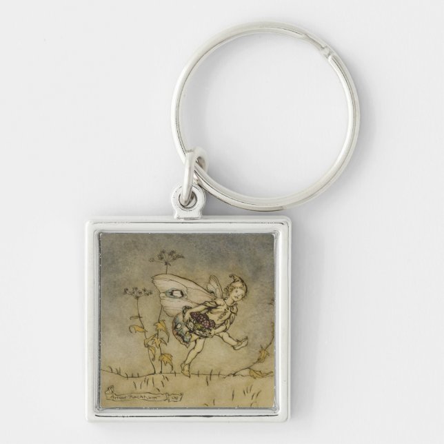 Arthur Rackham | Fairy, illustration from 'A Midsu Key Ring (Front)