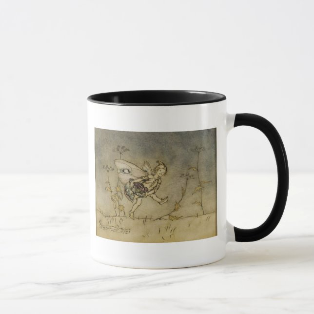 Arthur Rackham | Fairy, illustration from 'A Midsu Mug (Right)