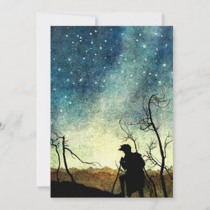 Arthur Rackham Illustration Comus Starry Night Invitation