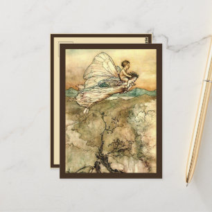 Arthur Rackham Illustration Midsummer Nights Dream Postcard