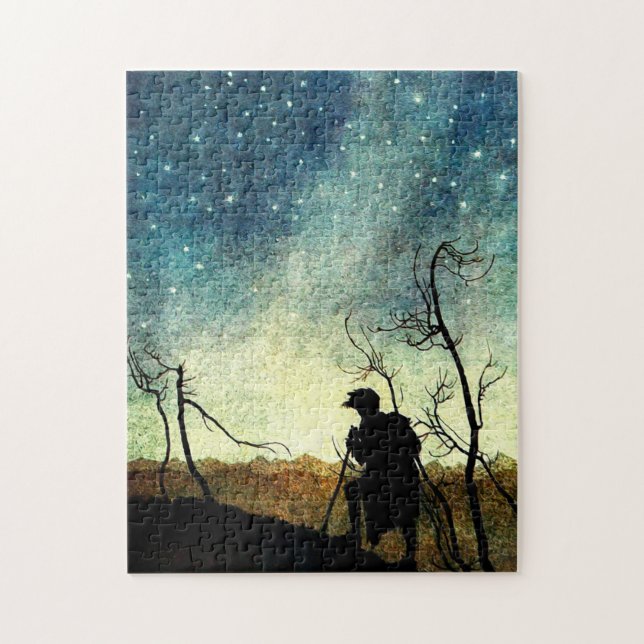 Arthur Rackham Illustration NIght Silhouette Jigsaw Puzzle (Vertical)