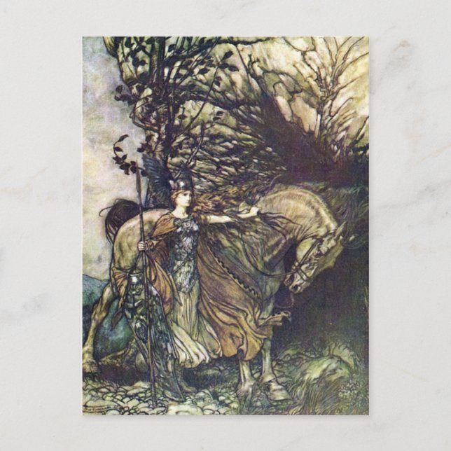 Arthur Rackham Illustration Vintage Postcard (Front)