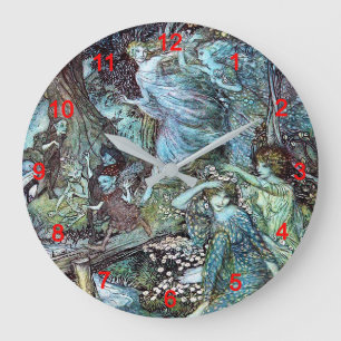 Arthur rackham large clock
