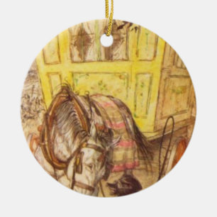 Arthur Rackham - The Wind In The Willows Ceramic Ornament