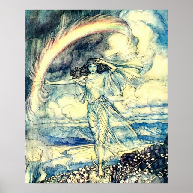 Arthur Rackham - vintage fairytale art Poster (Front)