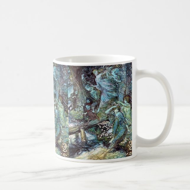 Arthur rackham, “ Wood Nymphs ”  Coffee Mug (Right)
