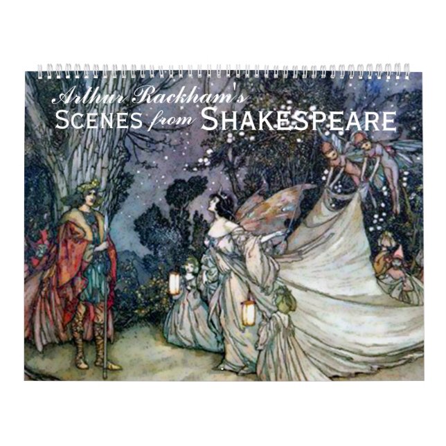 Arthur Rackham's Shakespeare Vintage Art Calendar (Cover)