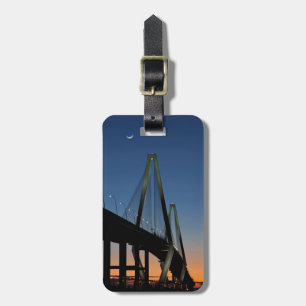 Arthur Ravenel Jr. Bridge at Dusk Luggage Tag