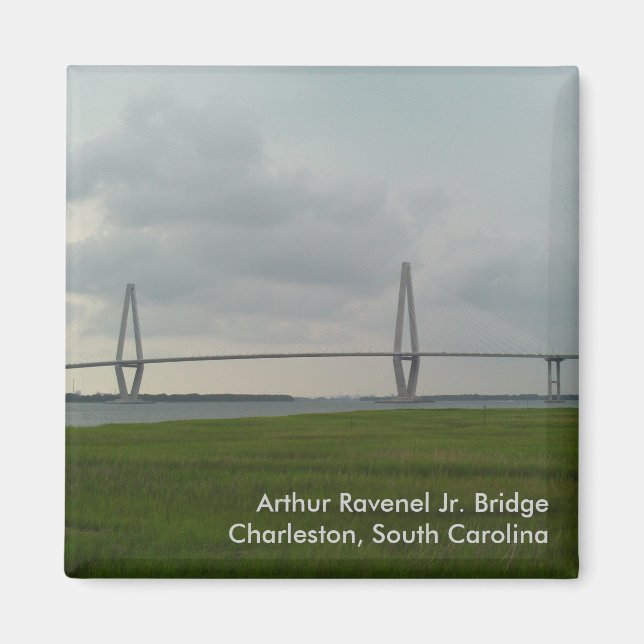 Arthur Ravenel Jr. Bridge Magnet - Charleston, SC (Front)