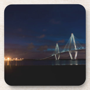 Arthur Ravenel Night Pano Coaster