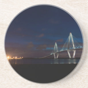 Arthur Ravenel Night Pano Coaster