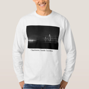 Arthur Ravenel Night Pano Grayscale T-Shirt