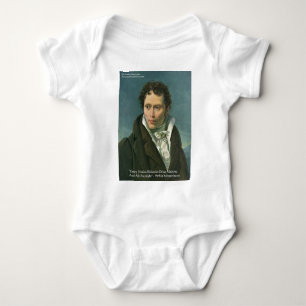 Arthur Schopenhauer "Nations Ridicule" Quote Gifts Baby Bodysuit
