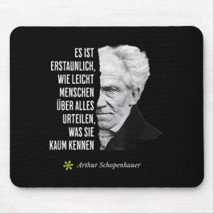 Arthur Schopenhauer Philosophy Quote Birthday Mouse Pad