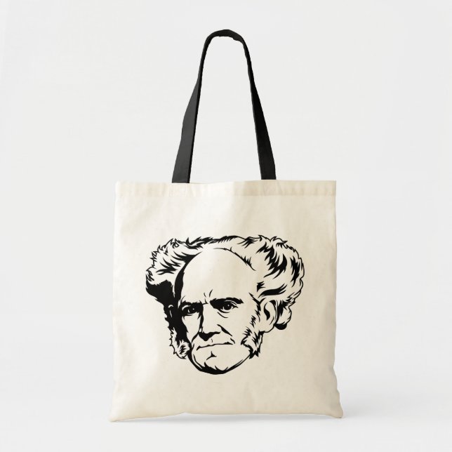 Arthur Schopenhauer Portrait Tote Bag (Front)