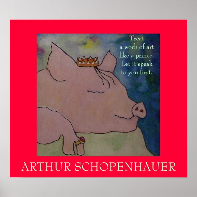 Arthur Schopenhauer Quote  - POSTER (Front)