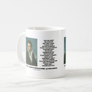 Arthur Schopenhauer Talent Versus Genius Quote Coffee Mug