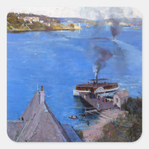Arthur Streeton Arthur Streeton McMahon's Point Square Sticker