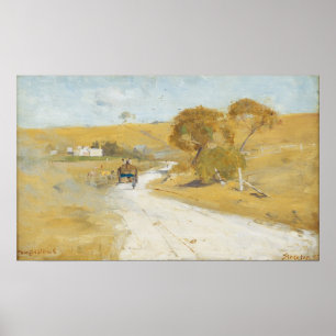 Arthur Streeton - At Templestowe Poster