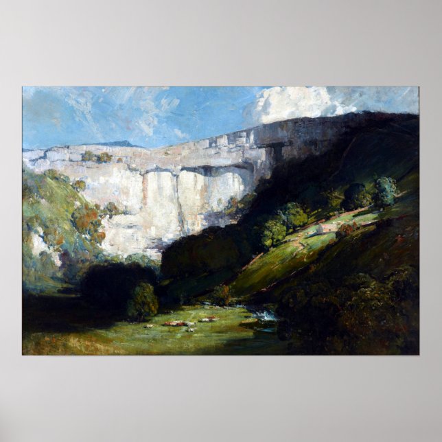 Arthur Streeton Malham Cove Poster (Front)