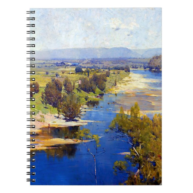 Arthur Streeton Purple Noon's Transparent Might Notebook (Front)