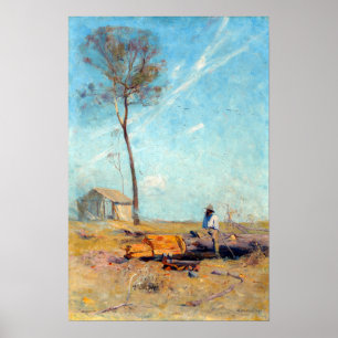Arthur Streeton The Selector's Hut Whelan Poster