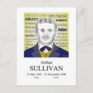 Arthur Sullivan Postcard