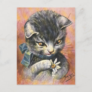 Arthur Thiele - Cat in Love Postcard
