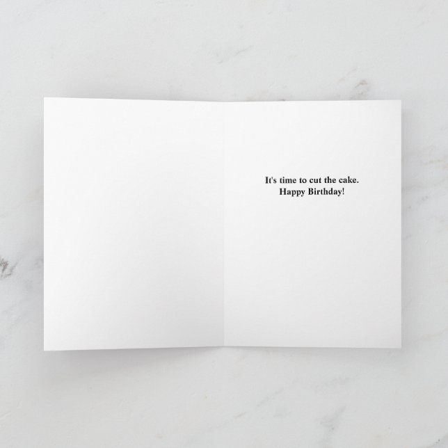 Arthurian Birthday Card (Inside)