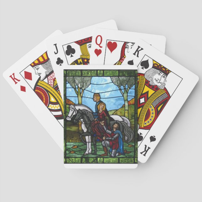 Arthurian Window Playing Cards (Back)