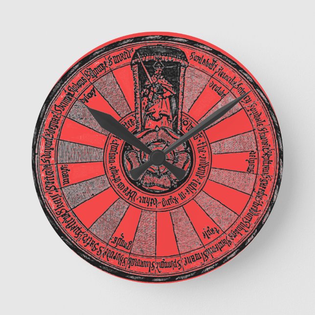 Arthur's round table round clock (Front)