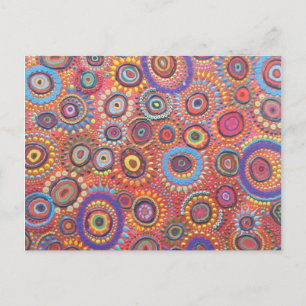 Artichicks art on a postcard