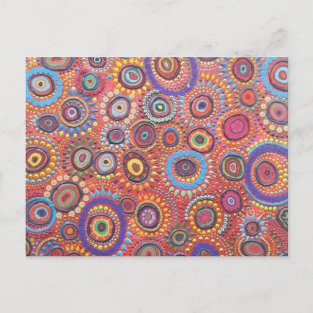 Artichicks art on a postcard (Front)