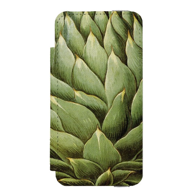 Artichoke, 1613 incipio iPhone wallet case (Folio Front)