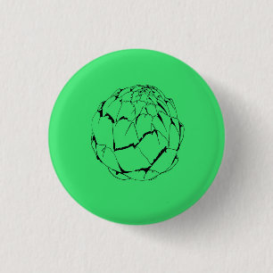 Artichoke 3 Cm Round Badge