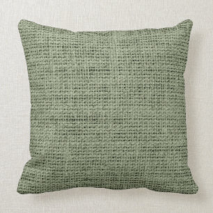Artichoke burlap linen background cushion