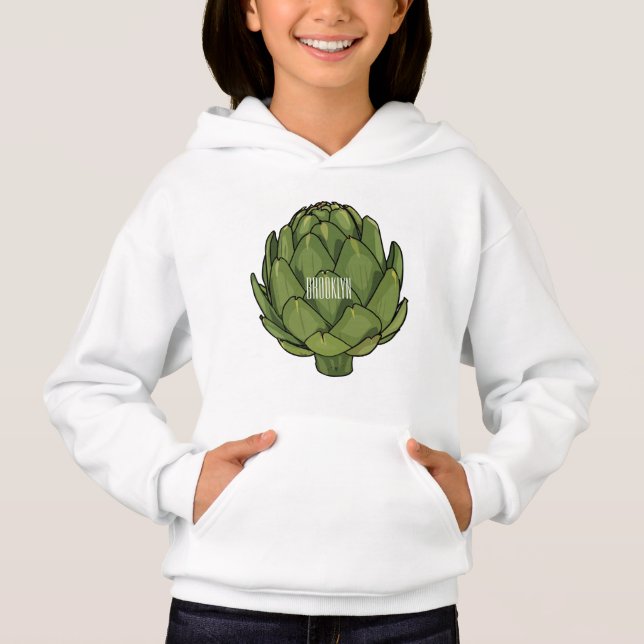 Artichoke cartoon illustration  (Front)