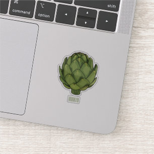 Artichoke cartoon illustration